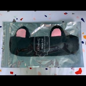 Black Cat Bath Headband